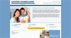 Desktop Screenshot of gentryhomeloans.com